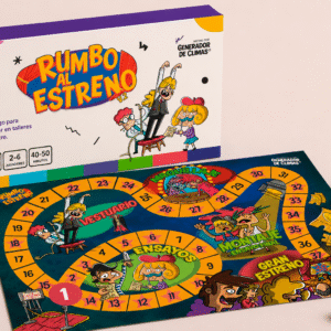 Rumbo Al Estreno V.2 - Juego de Mesa por Juliana Rososzka Ilustrado Emiliano Gregorace