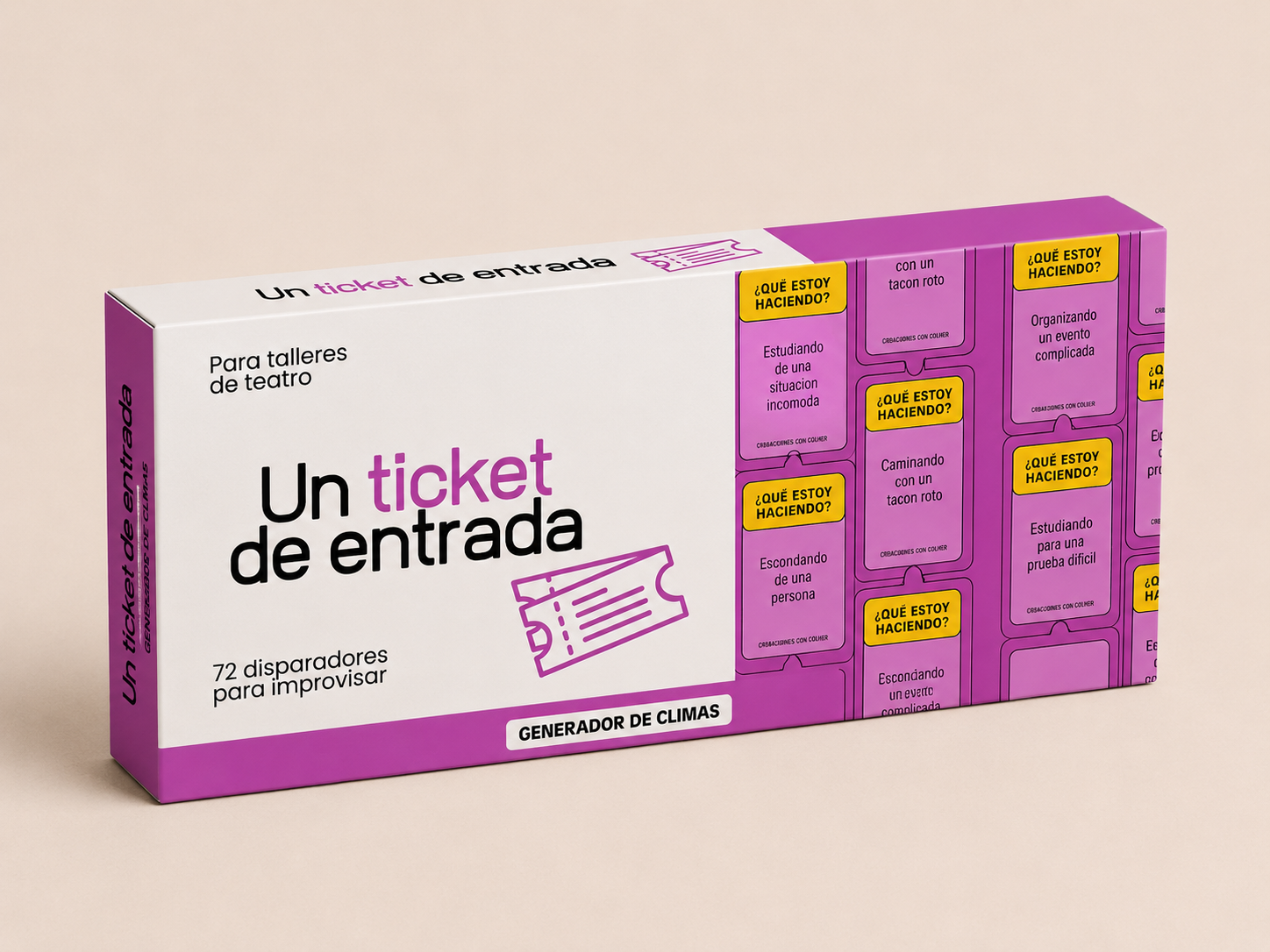 Un ticket de entrada, juego para empezar a improvisar