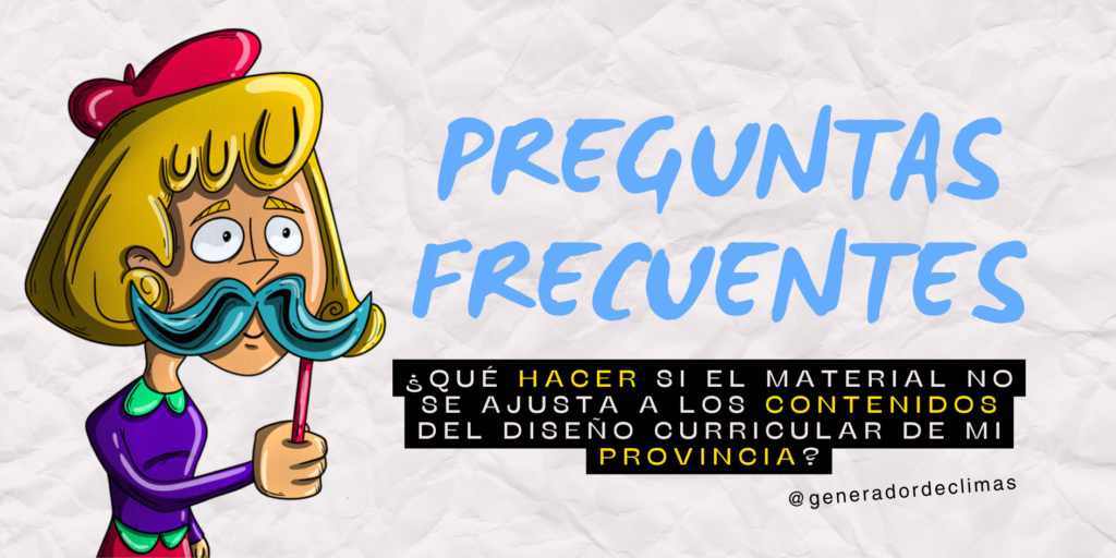 Cómo adaptar material didáctico para los contenidos del diseño curricular