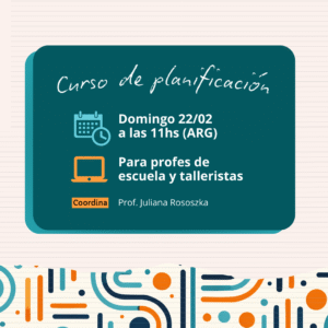 Curso de planificación de clases para docentes y talleristas