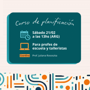 Curso de planificación de clases para docentes y talleristas