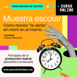 Curso virtual sobre producción teatral escolar