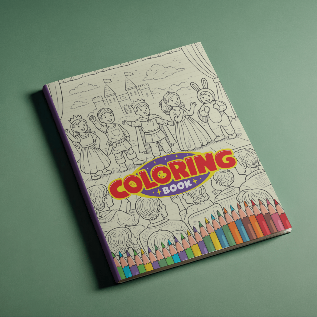 Libro para colorear - Teatro para chicos