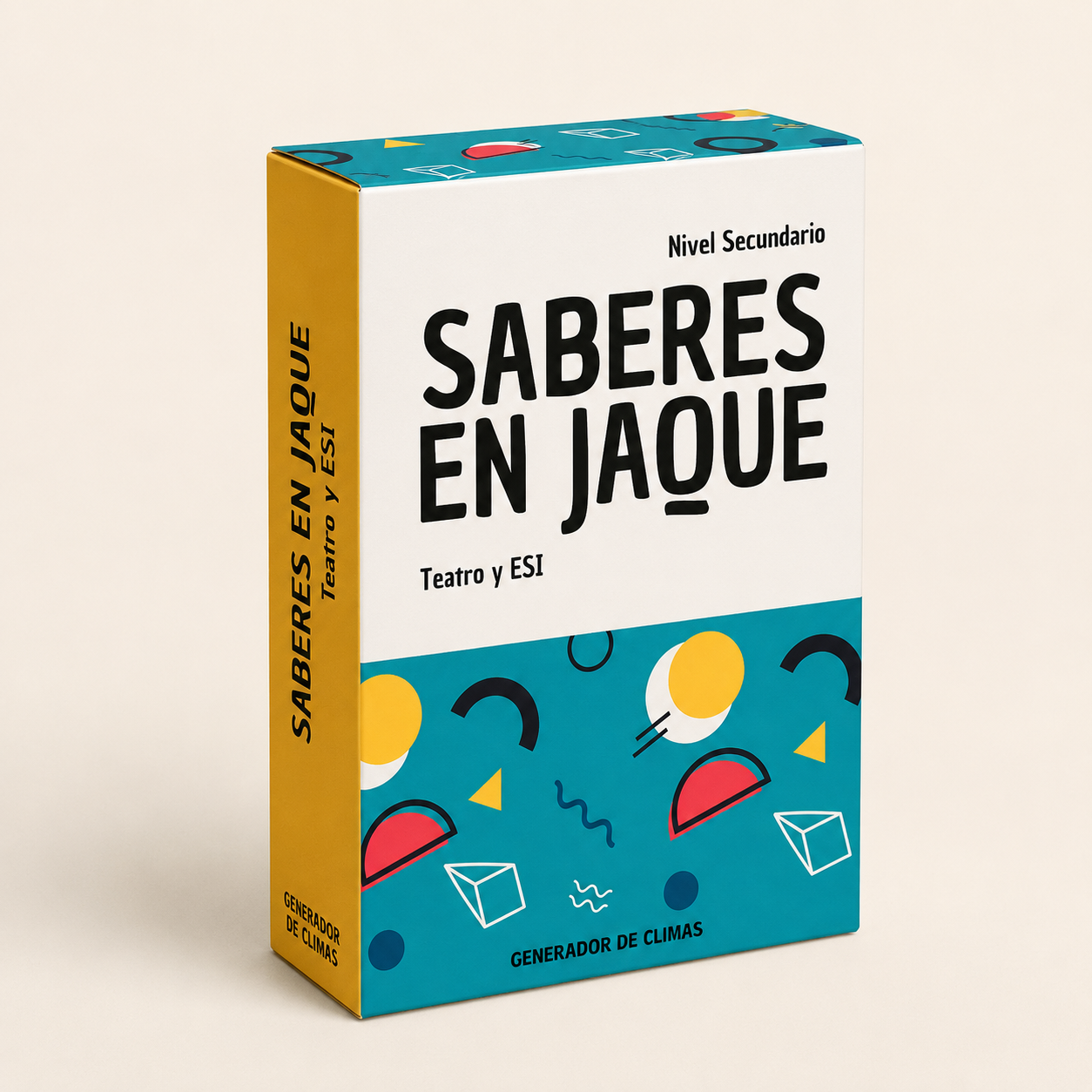 Juego de cartas Saberes en Jaque, teatro y ESI